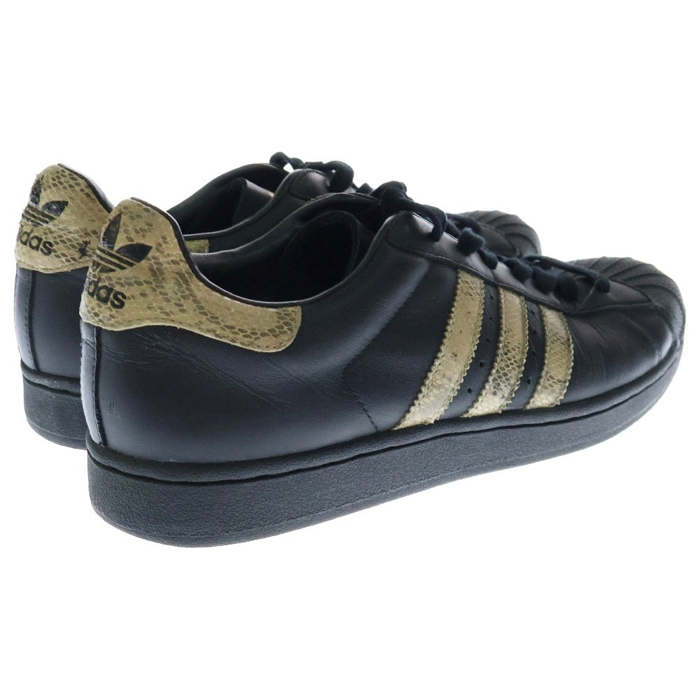 adidas(アディダス) 【観賞用】SUPERSTAR SNAKE スーパースター スネーク ローカットスニーカー ブラック/ブラウン US9.5/27.5cm 672724