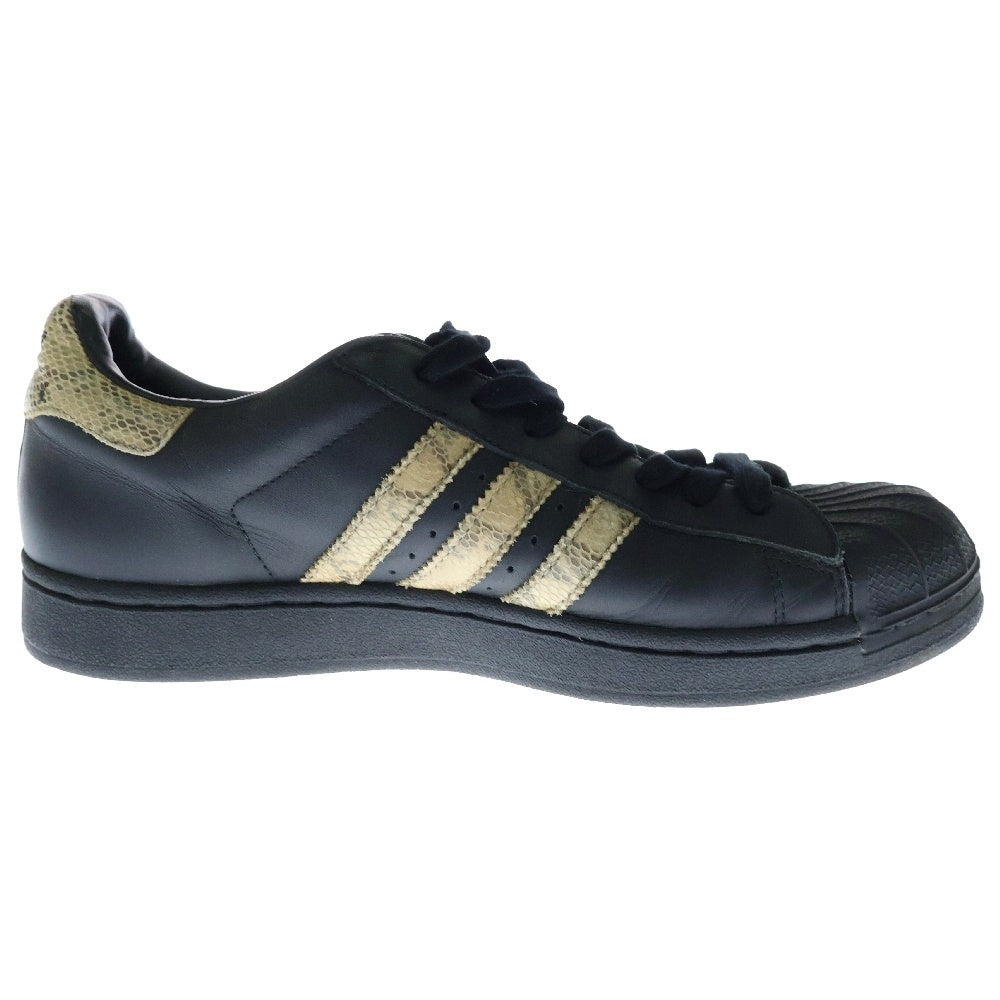 adidas(アディダス) 【観賞用】SUPERSTAR SNAKE スーパースター スネーク ローカットスニーカー ブラック/ブラウン US9.5/27.5cm 672724