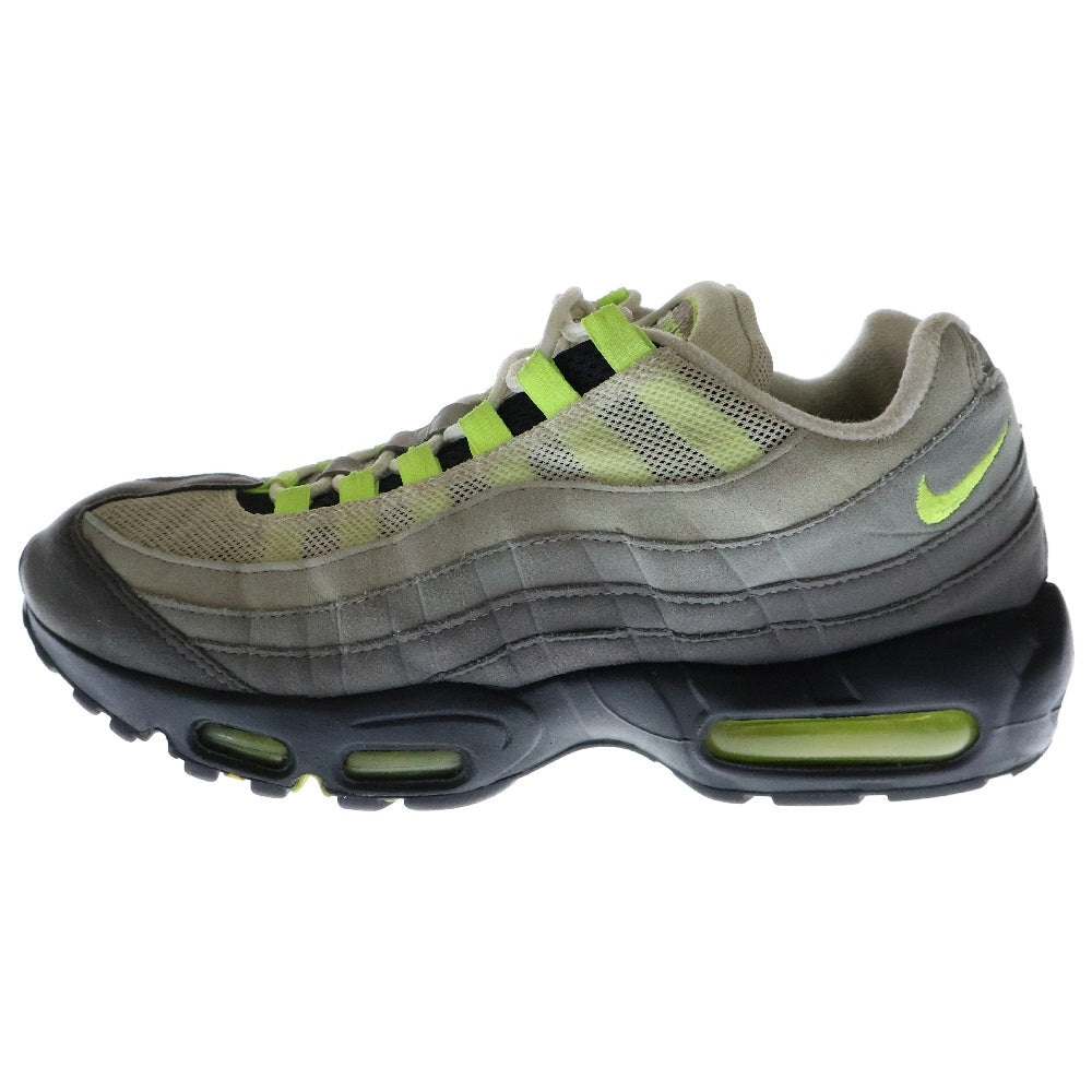 NIKE(ナイキ) 【観賞用 2015年製】AIR MAX 95 OG Yellow Gradation エアマックス95 イエローグラデ ローカットスニーカー グレー/イエロー US9.5/27.5cm 554970-071