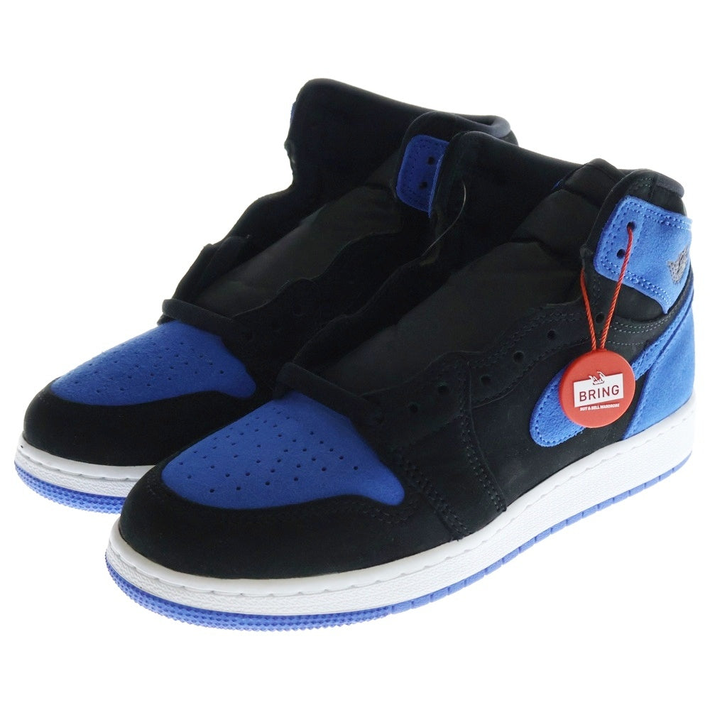 NIKE(ナイキ) AIR JORDAN 1 RETRO HIGH OG GS Royal Reimagined エアジョーダン1 レトロ ロイヤルリイマジンド ハイカットスニーカー レディース US6.5/24.5cm FD1437-042