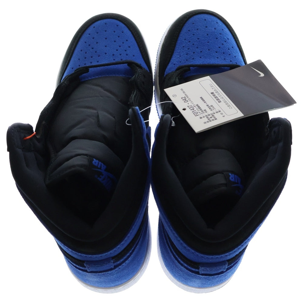 NIKE(ナイキ) AIR JORDAN 1 RETRO HIGH OG GS Royal Reimagined エアジョーダン1 レトロ ロイヤルリイマジンド ハイカットスニーカー レディース US6.5/24.5cm FD1437-042