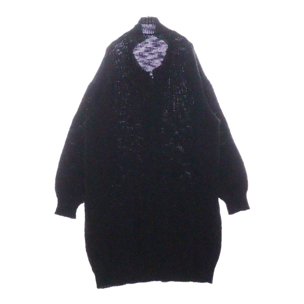 YOHJI YAMAMOTO REGULATION(ヨウジヤマモト レギュレーション) 18AW ロングニットカーディガン コート ブラック レディース FV-K52-900