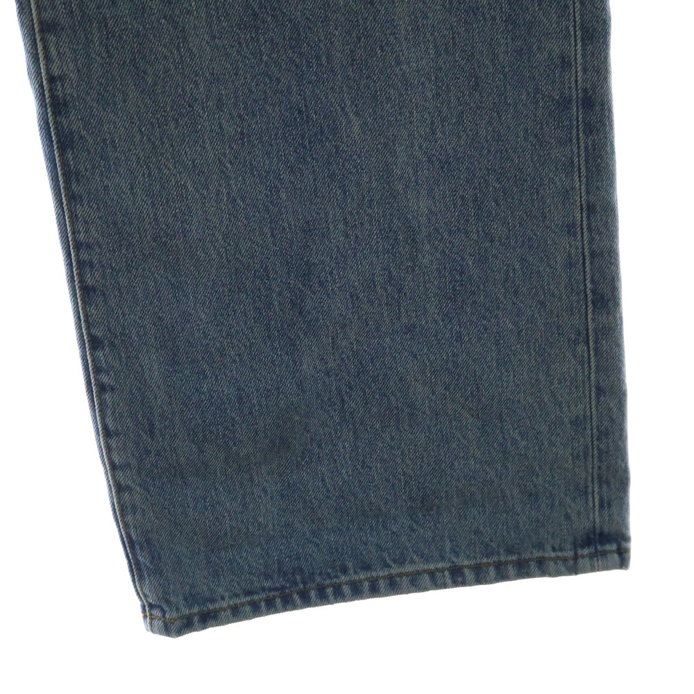LOEWE(ロエベ) 24SS CHAIN JEANS チェーンジーンズ ジップフライ ストレートデニムパンツ インディゴ レディース S359Y11XAD