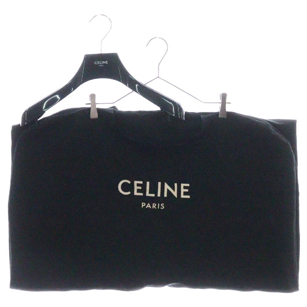 CELINE(セリーヌ) カーフスキン クラシック バイカー ダブルライダースジャケット ブラック 2E158599E