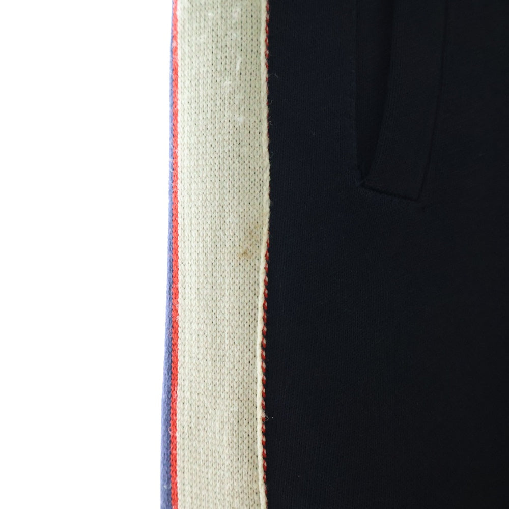 GUCCI(グッチ) テクニカルジャージ サイドライン ジョギングパンツ ネイビー 474635 X5T39