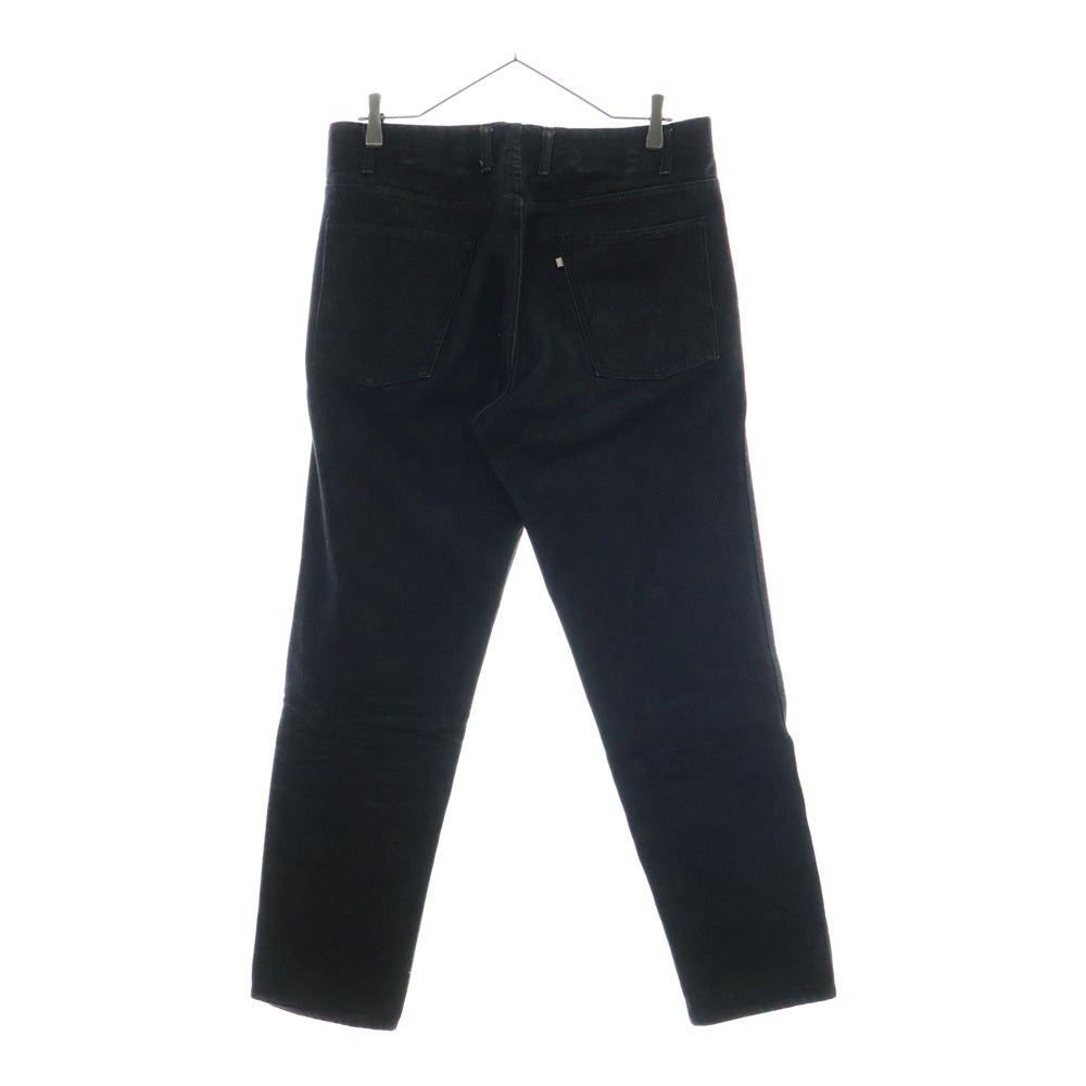 WESTOVERALLS(ウエストオーバーオールズ) 806T DENIM テーパード ジップフライ デニムパンツ ジーンズ ブラック 19FWPT806