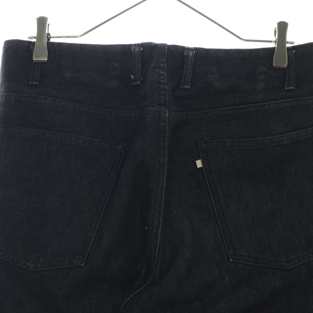 WESTOVERALLS(ウエストオーバーオールズ) 806T DENIM テーパード ジップフライ デニムパンツ ジーンズ ブラック 19FWPT806