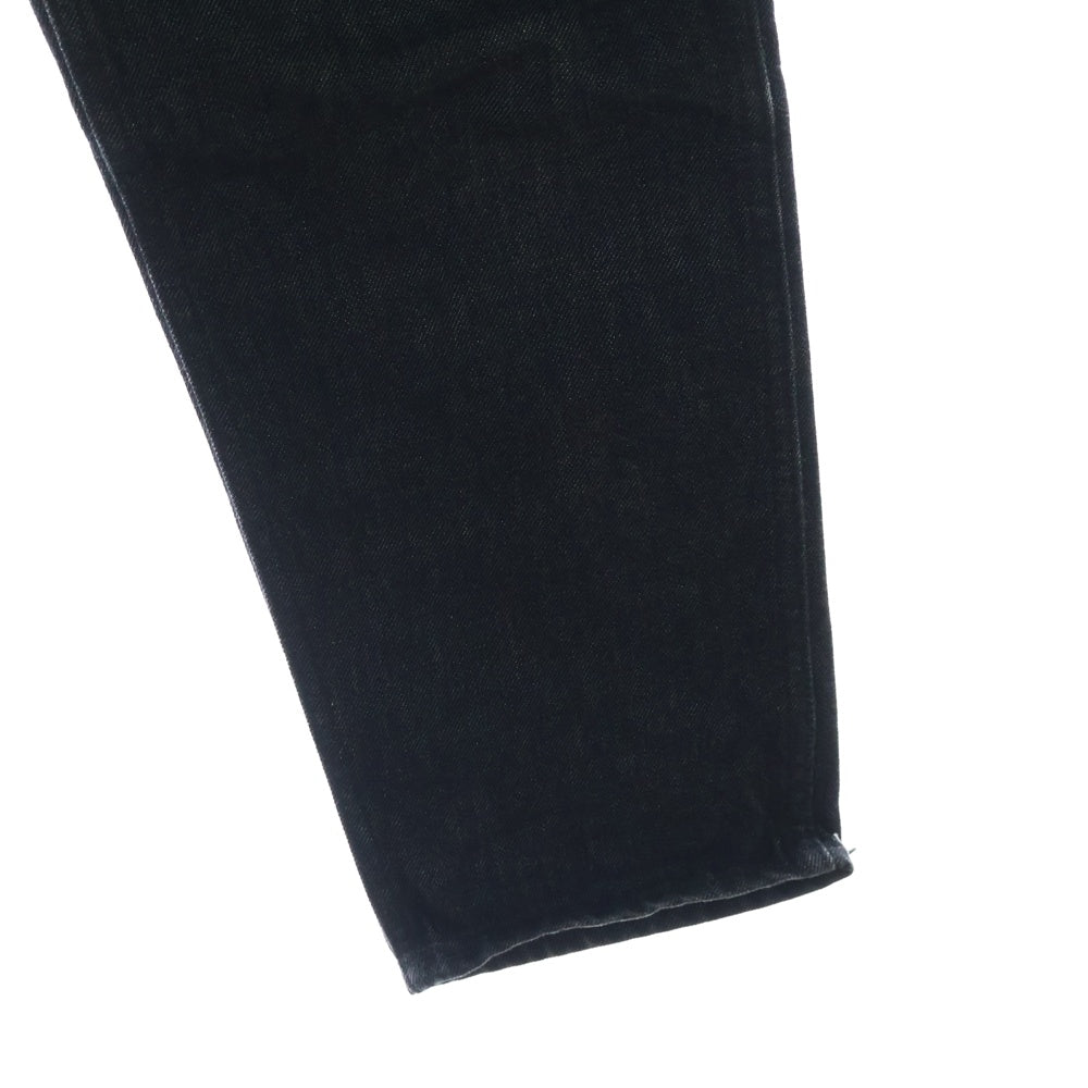 WESTOVERALLS(ウエストオーバーオールズ) 806T DENIM テーパード ジップフライ デニムパンツ ジーンズ ブラック 19FWPT806