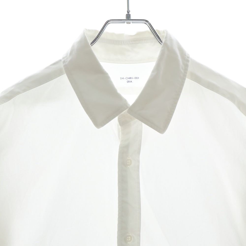 SH(エスエイチ) FOR ERA ORIGINAL OXFORD EXCLUSIVE オリジナル オックスフォード コットン 長袖シャツ ホワイト SH-CHRV-001