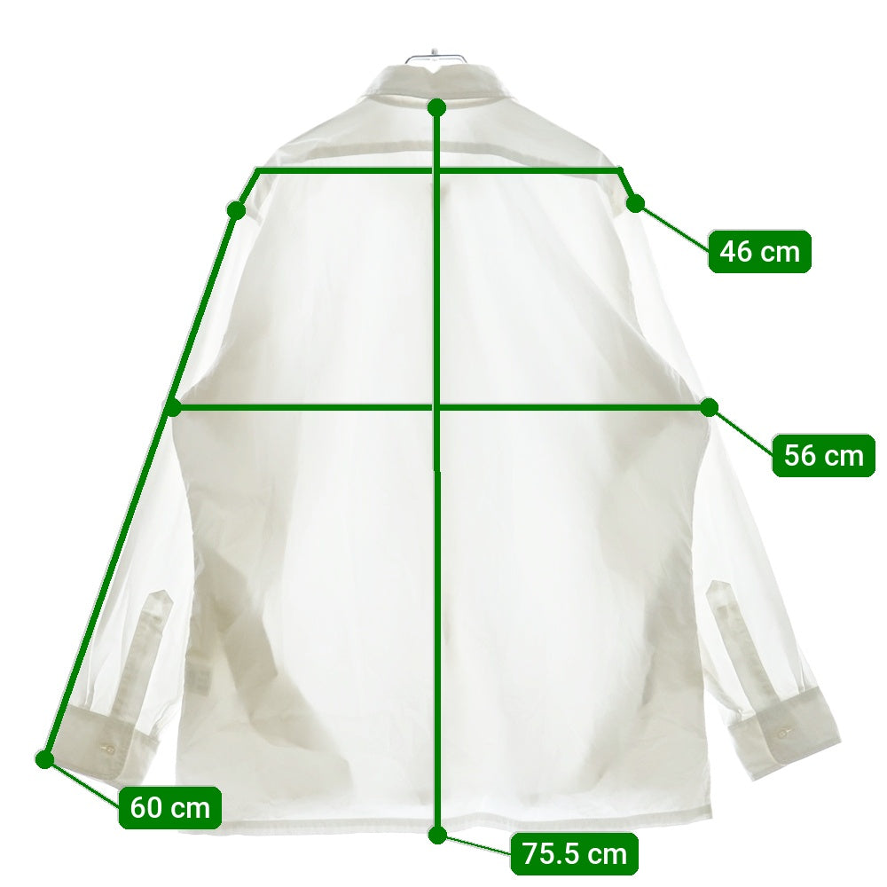 SH(エスエイチ) FOR ERA ORIGINAL OXFORD EXCLUSIVE オリジナル オックスフォード コットン 長袖シャツ ホワイト SH-CHRV-001