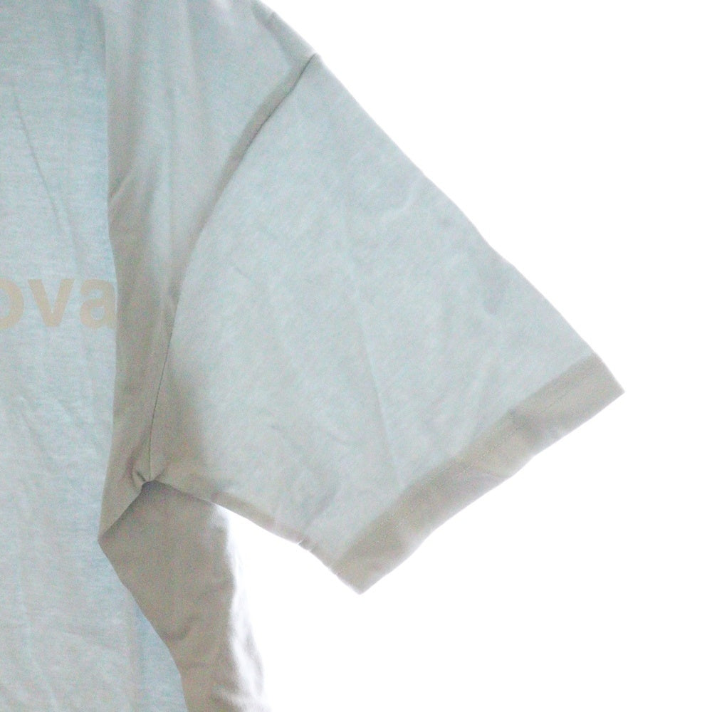 CABARET POVAL(キャバレーポバール) Original Logo Tee オリジナルロゴ プリントTシャツ ライトブルー