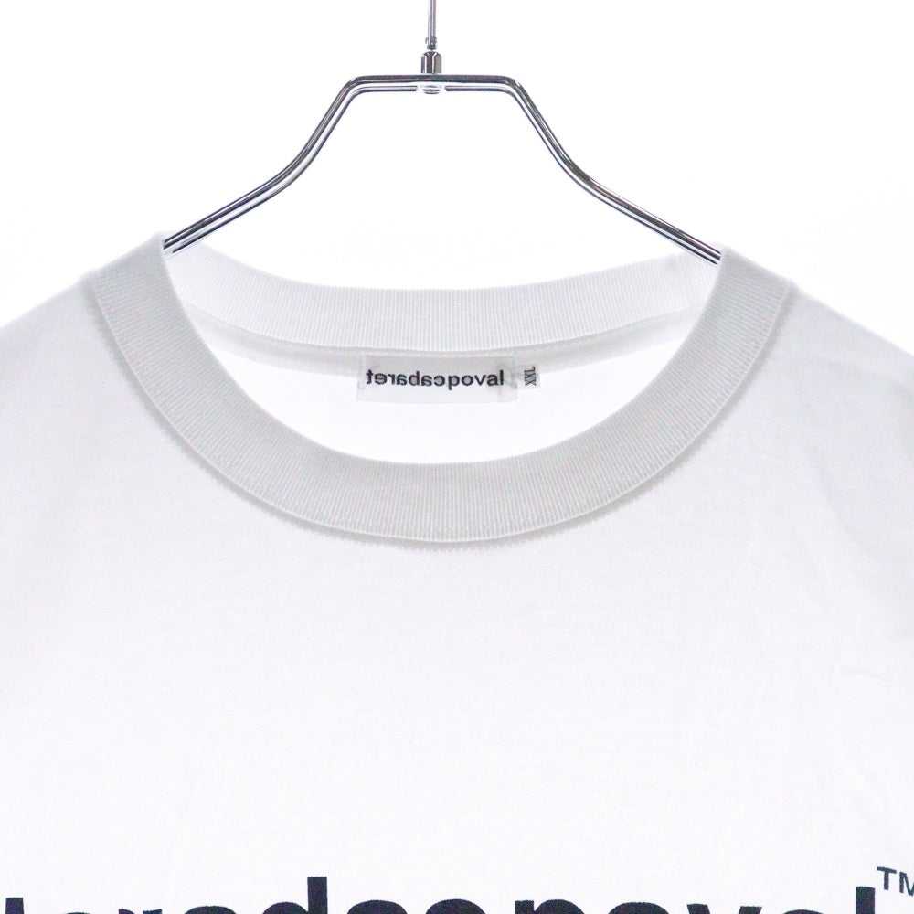 CABARET POVAL(キャバレーポバール) 25SS Original Logo Tee オリジナルロゴ プリントTシャツ ホワイト
