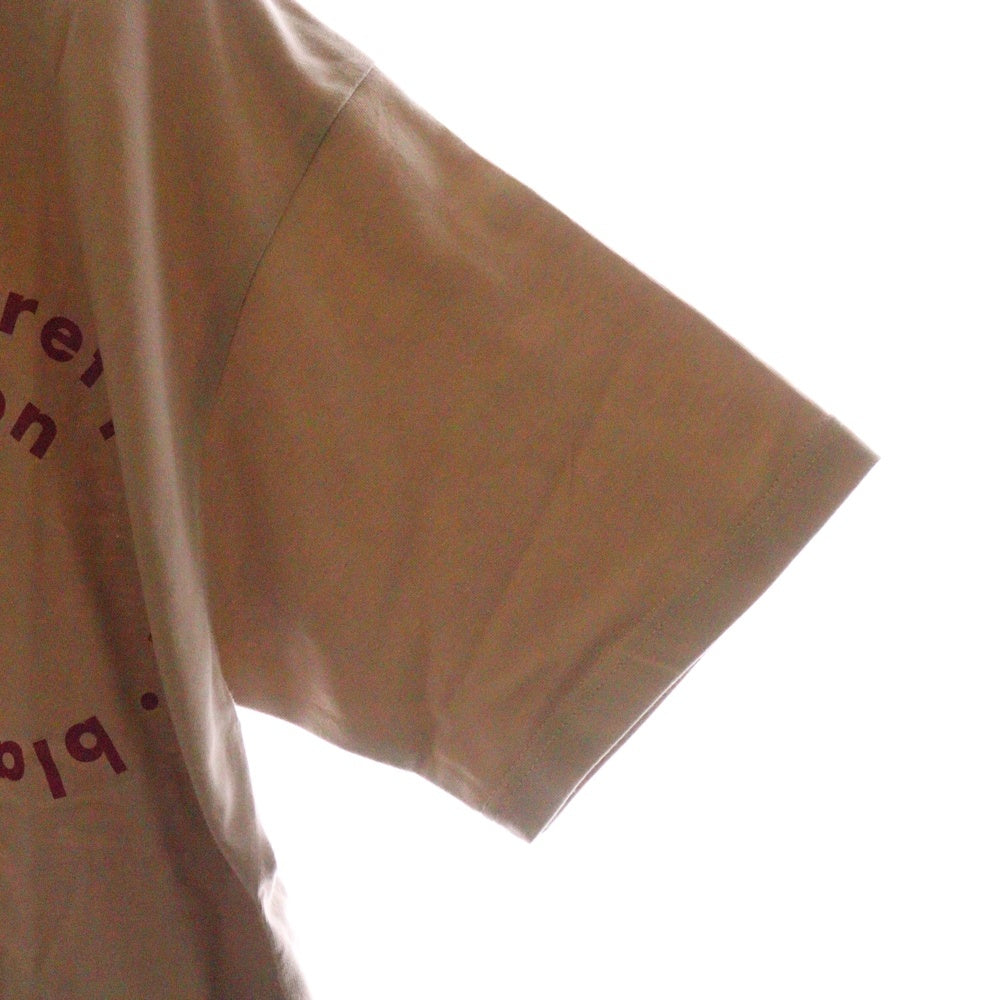 CABARET POVAL(キャバレーポバール) Sidewalk Tee サイドウォーク プリントTシャツ スモーキーピンク