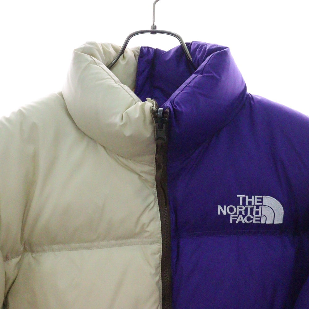 SUPREME(シュプリーム) 24SS ×THE NORTH FACE Split Nuptse Jacket スプリット ヌプシ ダウンジャケット パープル/ベージュ ND02400I