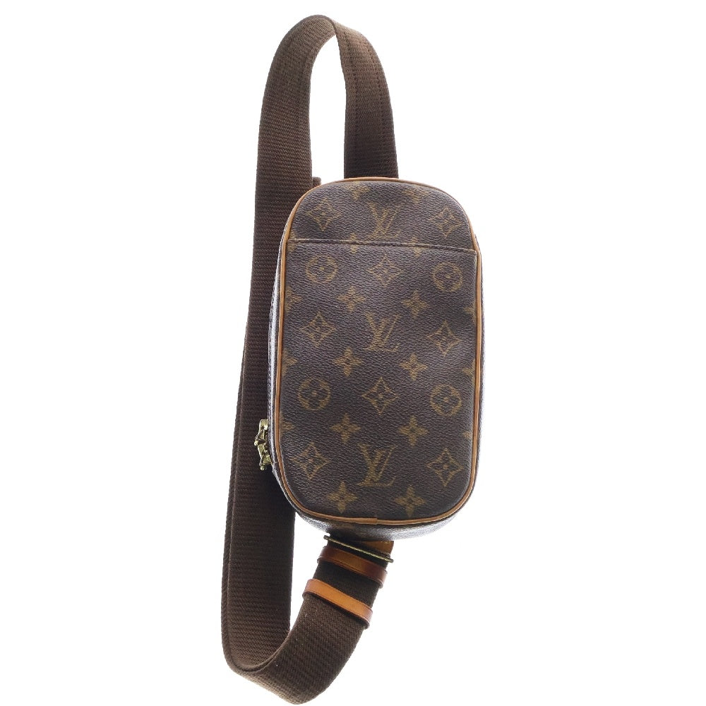 LOUIS VUITTON(ルイヴィトン) モノグラム ポシェットガンジュ ウエストバッグ ボディバッグ ブラウン PVCレザー M51870 CA0062