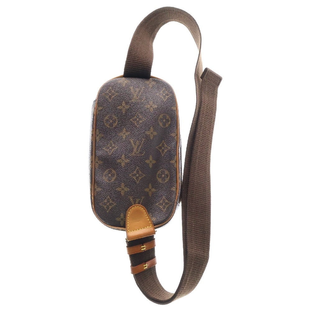 LOUIS VUITTON(ルイヴィトン) モノグラム ポシェットガンジュ ウエストバッグ ボディバッグ ブラウン PVCレザー M51870 CA0062