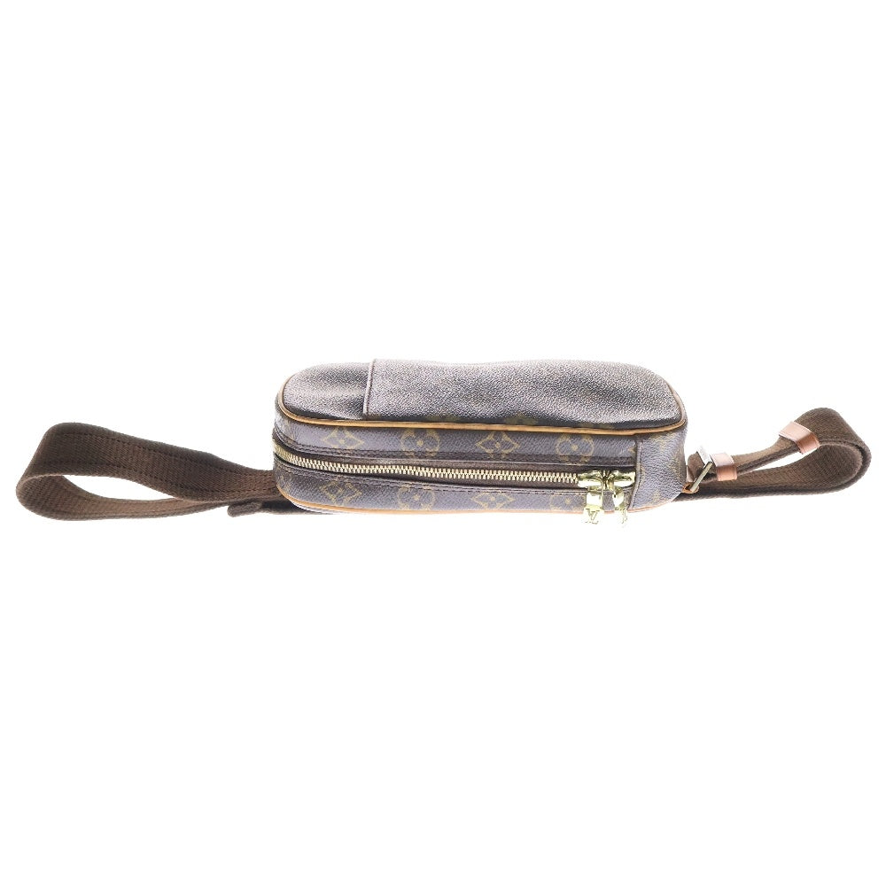LOUIS VUITTON(ルイヴィトン) モノグラム ポシェットガンジュ ウエストバッグ ボディバッグ ブラウン PVCレザー M51870 CA0062
