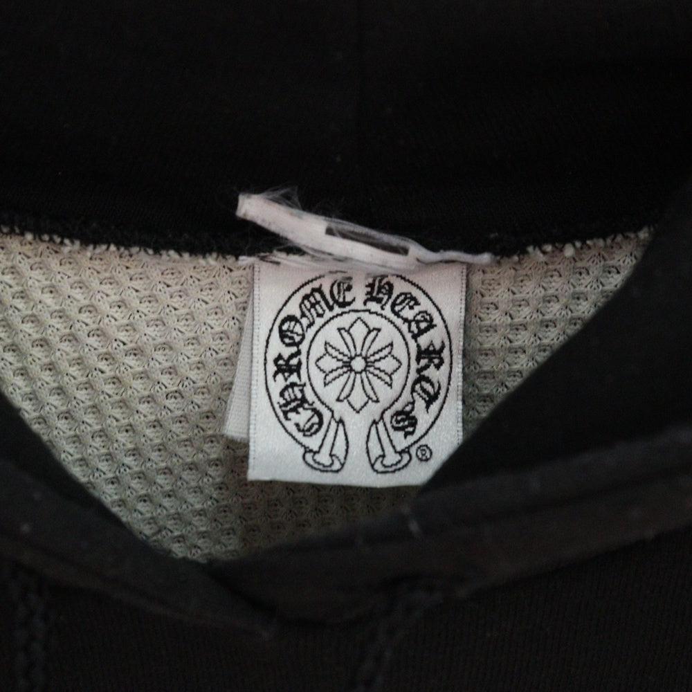 CHROME HEARTS(クロムハーツ) OLD SWTSHRT PLVR オールドモデル ダガープリント サーマル裏地 プルオーバーパーカー スウェット ブラック