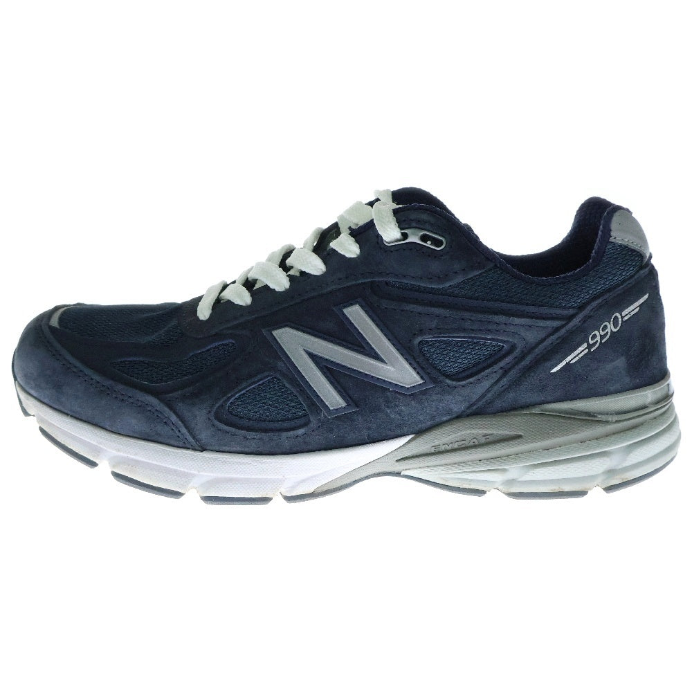 New Balance(ニューバランス) U990NV4 メッシュ切替 スウェード ローカット スニーカー ネイビー US9.5/27.5cm