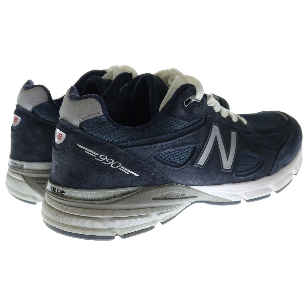New Balance(ニューバランス) U990NV4 メッシュ切替 スウェード ローカット スニーカー ネイビー US9.5/27.5cm