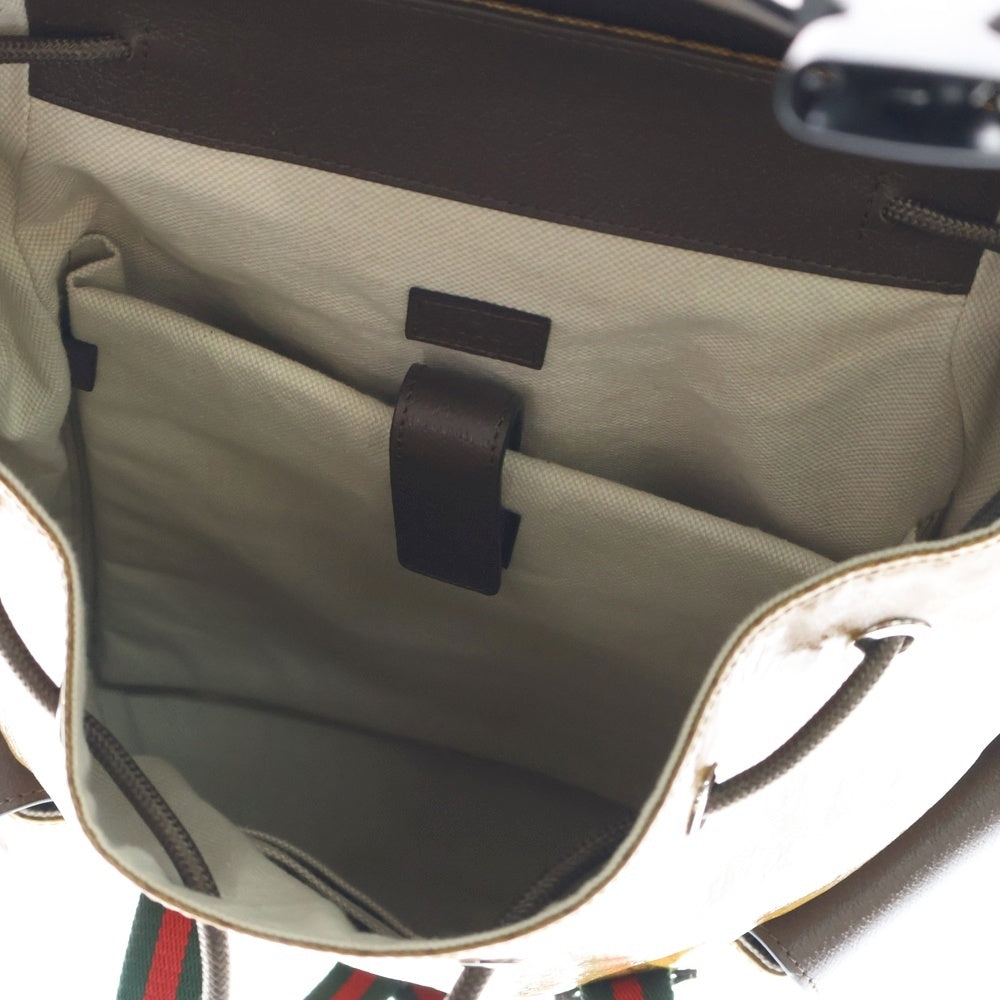 GUCCI(グッチ) ×ADIDAS BACKPACK アディダス GGスプリーム バックパック リュック ベージュ/ブラウン 495563