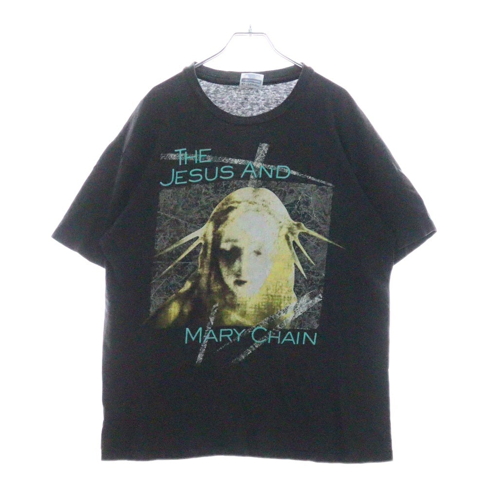 VINTAGE(ヴィンテージ) 90S THE JESUS AND MARY CHAIN ジーザス&メリーチェイン 両面プリント クルーネック 半袖Tシャツ カットソー ブラック