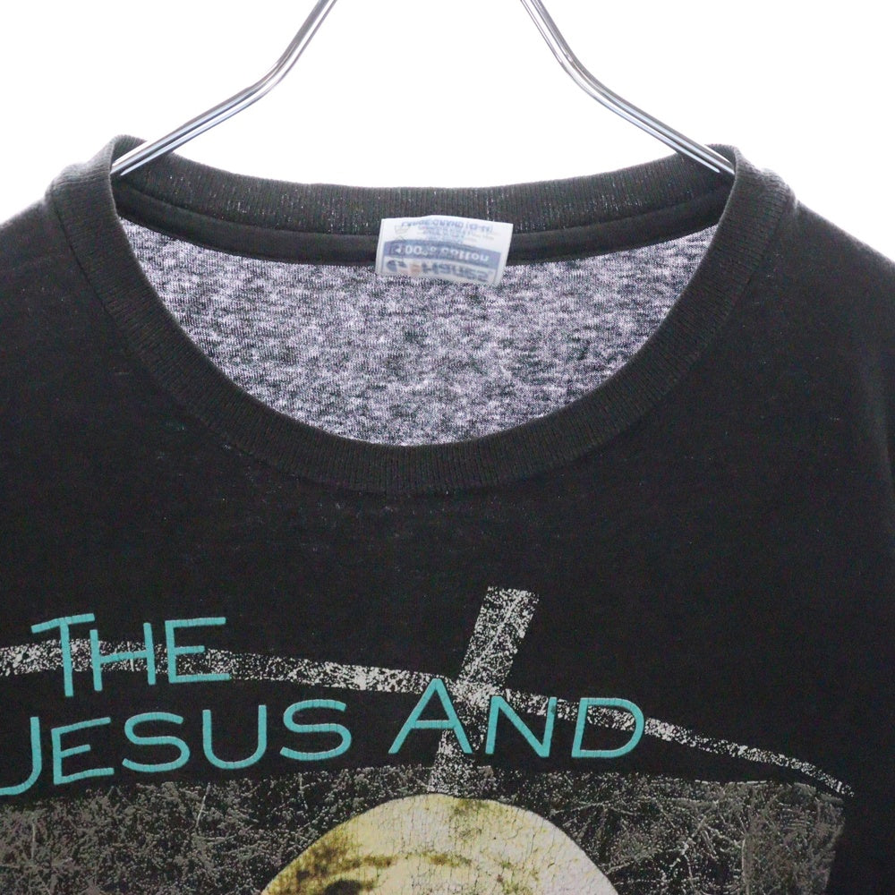 VINTAGE(ヴィンテージ) 90S THE JESUS AND MARY CHAIN ジーザス&メリーチェイン 両面プリント クルーネック 半袖Tシャツ カットソー ブラック