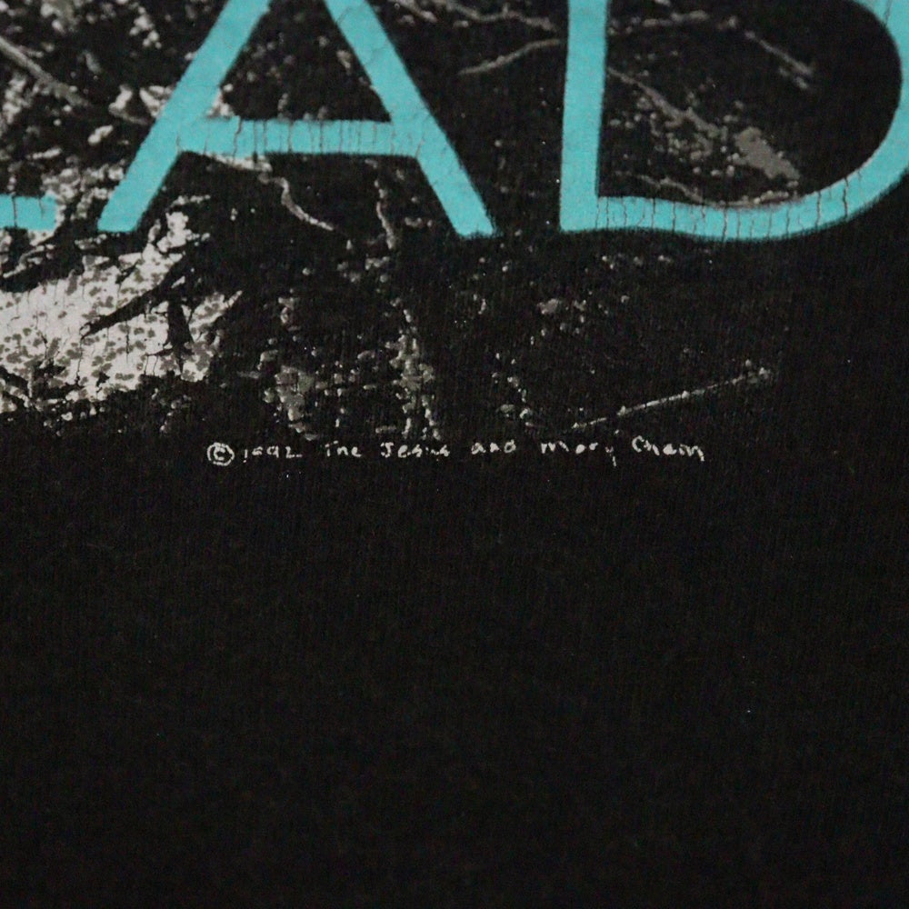 VINTAGE(ヴィンテージ) 90S THE JESUS AND MARY CHAIN ジーザス&メリーチェイン 両面プリント クルーネック 半袖Tシャツ カットソー ブラック
