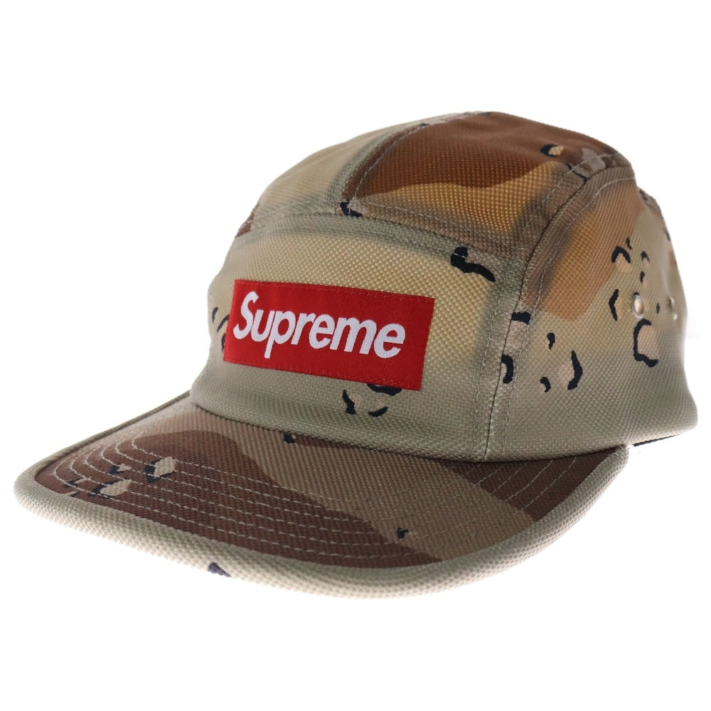 SUPREME(シュプリーム) 19AW Ballistic Nylon Camp Cap Desert Camo バリスティック ナイロン デザート カモフラ ジェットキャップ 帽子 カーキ/ブラウン