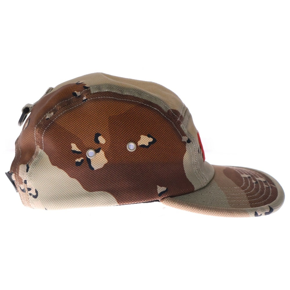 SUPREME(シュプリーム) 19AW Ballistic Nylon Camp Cap Desert Camo バリスティック ナイロン デザート カモフラ ジェットキャップ 帽子 カーキ/ブラウン