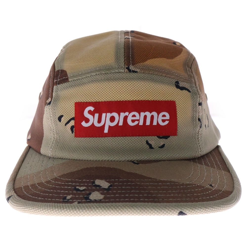 SUPREME(シュプリーム) 19AW Ballistic Nylon Camp Cap Desert Camo バリスティック ナイロン デザート カモフラ ジェットキャップ 帽子 カーキ/ブラウン