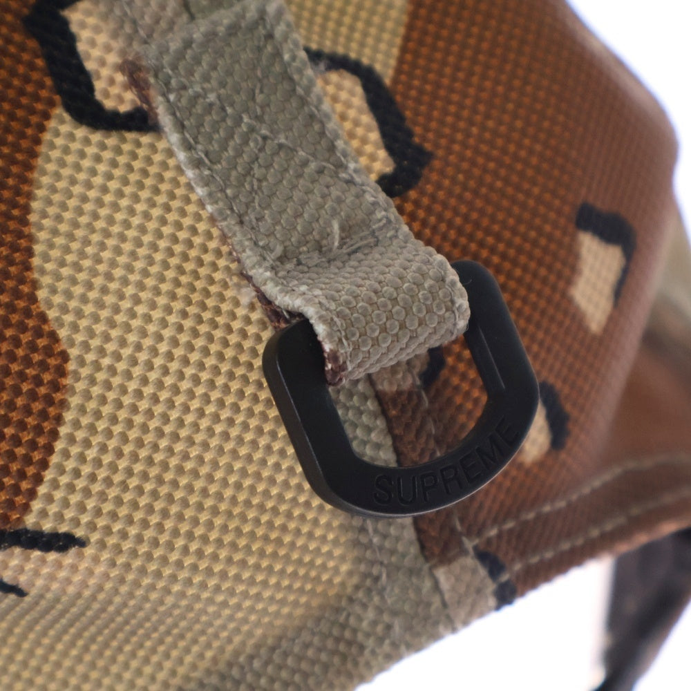 SUPREME(シュプリーム) 19AW Ballistic Nylon Camp Cap Desert Camo バリスティック ナイロン デザート カモフラ ジェットキャップ 帽子 カーキ/ブラウン