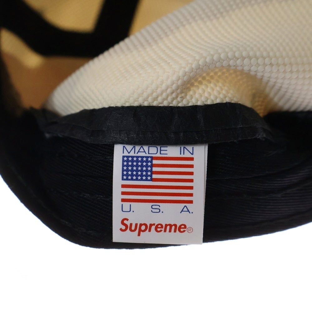 SUPREME(シュプリーム) 19AW Ballistic Nylon Camp Cap Desert Camo バリスティック ナイロン デザート カモフラ ジェットキャップ 帽子 カーキ/ブラウン