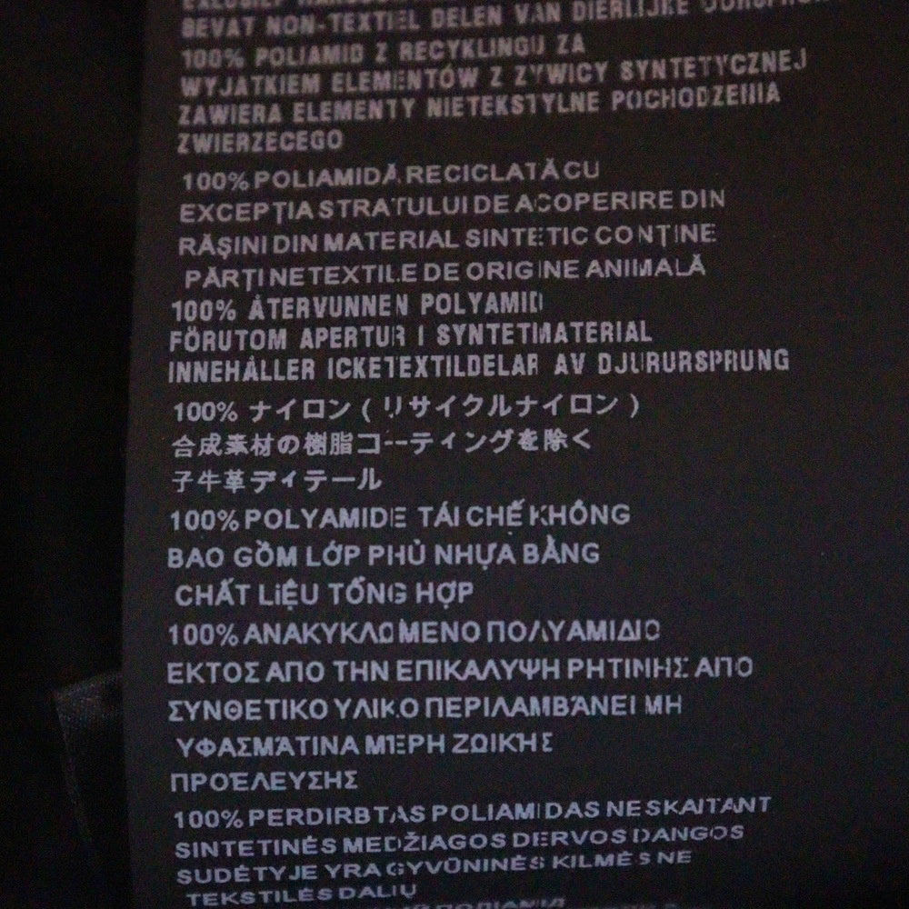 PRADA(プラダ) 24SS RE-NYLON リナイロン 三角プレート マルチポケット オープンカラー 半袖シャツ ブラック SC768 S000 1WQ8