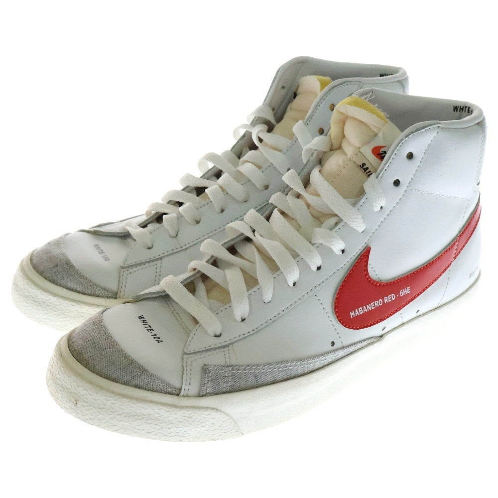 NIKE(ナイキ) WMNS BLAZER MID 77 ウィメンズ ブレイザー ミッドカットスニーカー ホワイト US11/28cm DA2142-146