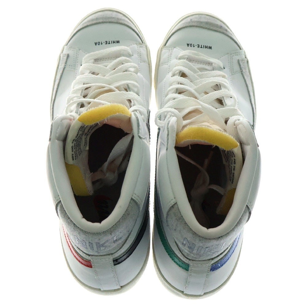 NIKE(ナイキ) WMNS BLAZER MID 77 ウィメンズ ブレイザー ミッドカットスニーカー ホワイト US11/28cm DA2142-146