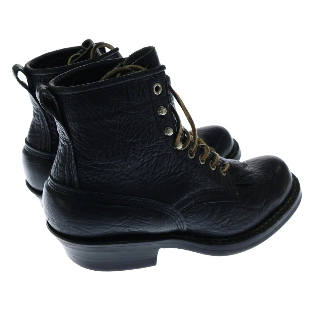 WHITE'S BOOTS(ホワイツブーツ) SMOKE JUMPER BULL HIDE CUSTOM ブルハイド カスタム スモークジャンパー ハイカットブーツ ブラック 8 1/2E