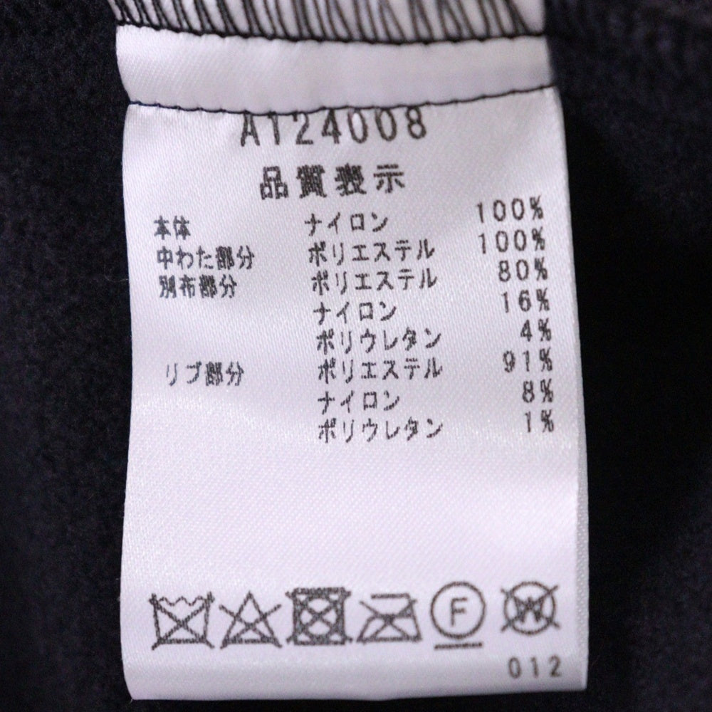 ARCHIVIO SPORTSWEAR(アルチビオ スポーツウェア) ボックスロゴ刺繍 中綿ナイロンプルオーバー オレンジ/ネイビー A124008