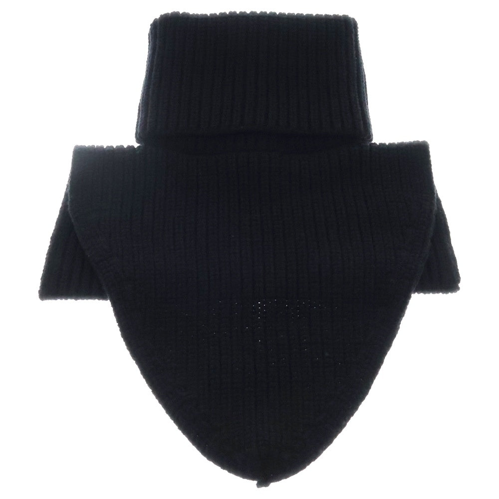 MONCLER(モンクレール) 24AW SCALDA COLLO TRICOT NECKWARMER スカールダ コロー トリコット ウールニット ネックウォーマー ブラック J20983G00003 M1172