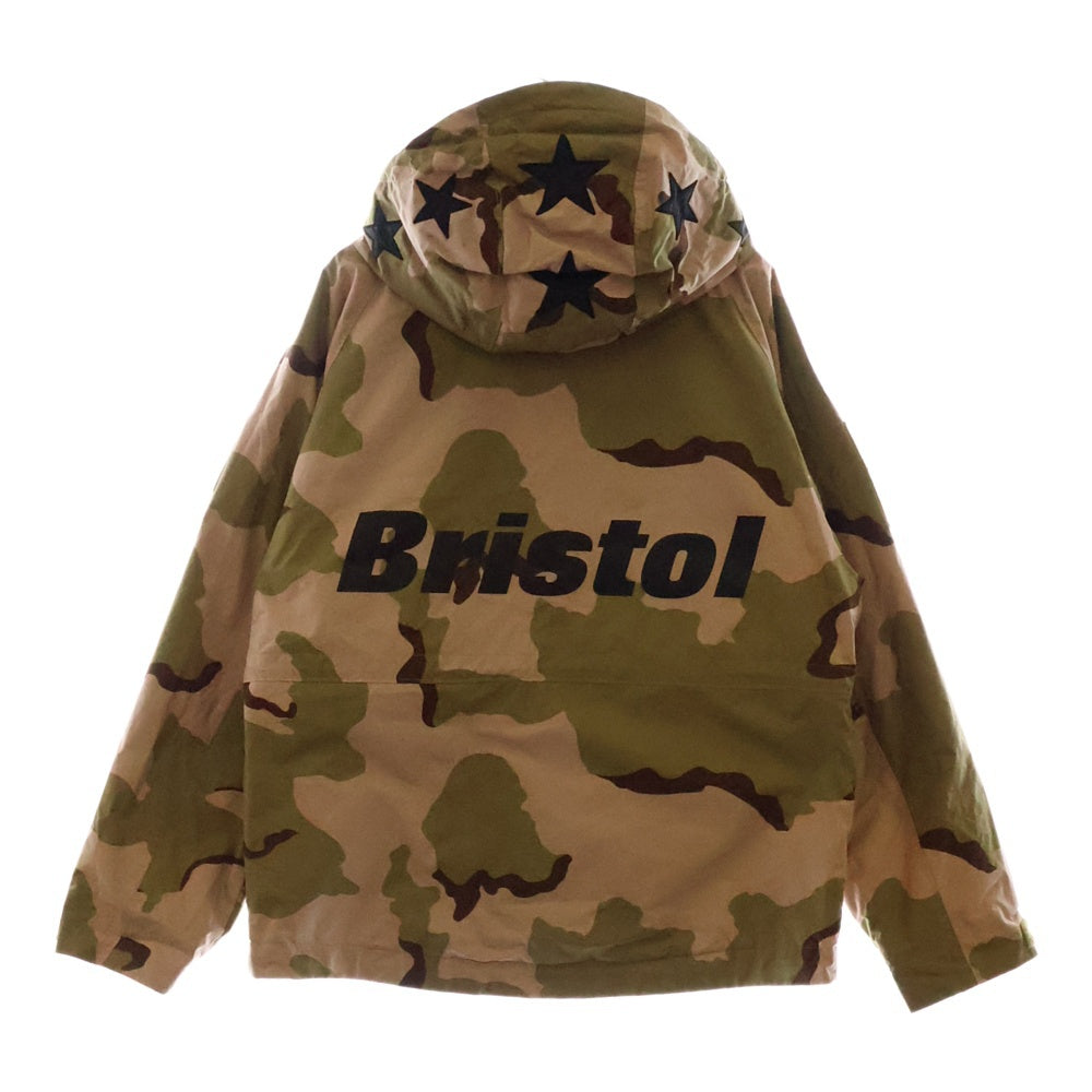 F.C.R.B./F.C.Real Bristol/FCRB(エフシーアールビー/エフシーレアルブリストル) 16AW TOUR MOUNTAIN PARKA ツアーマウンテンパーカー カモ柄ジャケット カーキ FCRB-167025