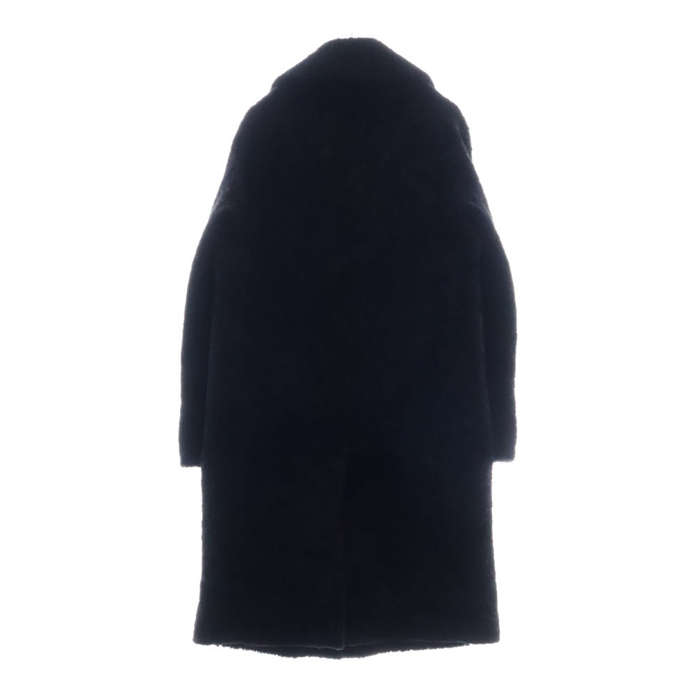 SAINT LAURENT PARIS(サンローランパリ) 18AW ウール シアリング ロング チェスターコート ブラック 524686 Y7SJ2