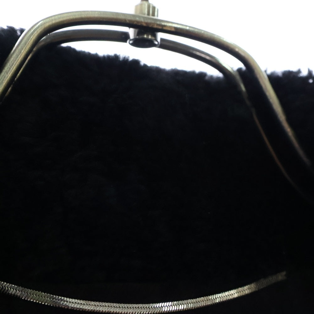 SAINT LAURENT PARIS(サンローランパリ) 18AW ウール シアリング ロング チェスターコート ブラック 524686 Y7SJ2