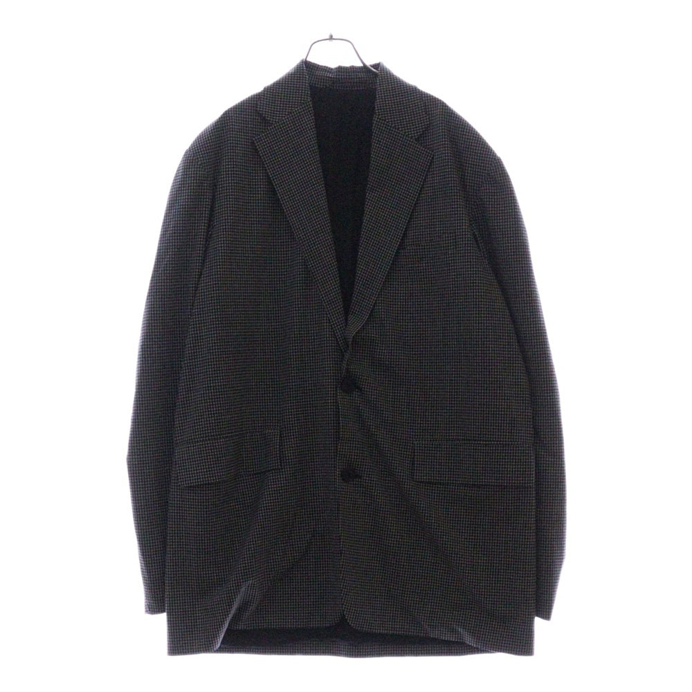 BALENCIAGA(バレンシアガ) Checked Boxy-fit Blazer チェック柄 ボクシーフィット オーバーサイズ ブレザー ジャケット グレー 629328 TIT04