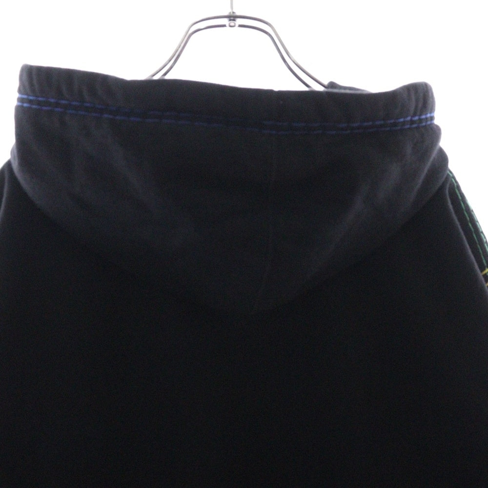 SUPREME(シュプリーム) 20AW Big Stitch Hooded Sweatshirt ビッグステッチ フーデッドスウェットシャツ プルオーバーパーカー フーディー ブラック