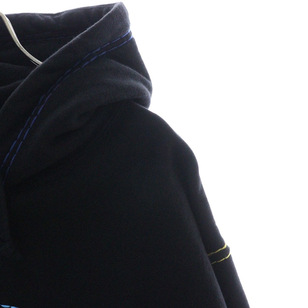 SUPREME(シュプリーム) 20AW Big Stitch Hooded Sweatshirt ビッグステッチ フーデッドスウェットシャツ プルオーバーパーカー フーディー ブラック