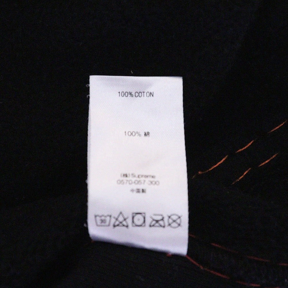 SUPREME(シュプリーム) 20AW Big Stitch Hooded Sweatshirt ビッグステッチ フーデッドスウェットシャツ プルオーバーパーカー フーディー ブラック
