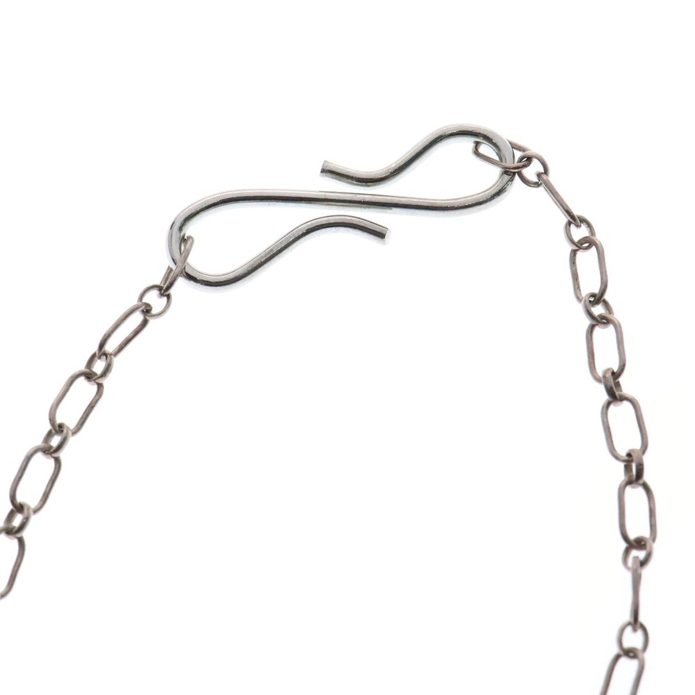INDIAN JEWELRY(インディアンジュエリー) ナバホ族 ズニ族 Myron Panteah マイロン パンティア ターコイズ チェーン ネックレス ペンダント ブルー/シルバー