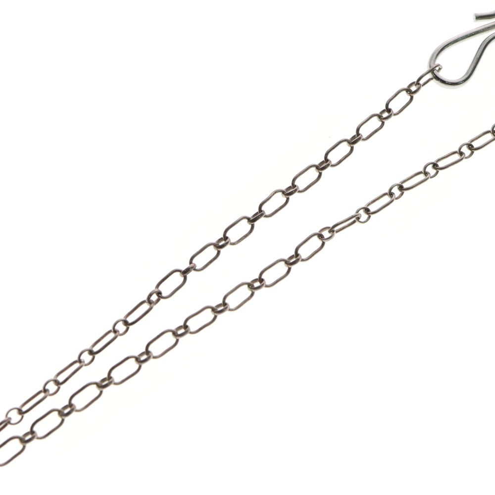 INDIAN JEWELRY(インディアンジュエリー) ナバホ族 ズニ族 Myron Panteah マイロン パンティア ターコイズ チェーン ネックレス ペンダント ブルー/シルバー