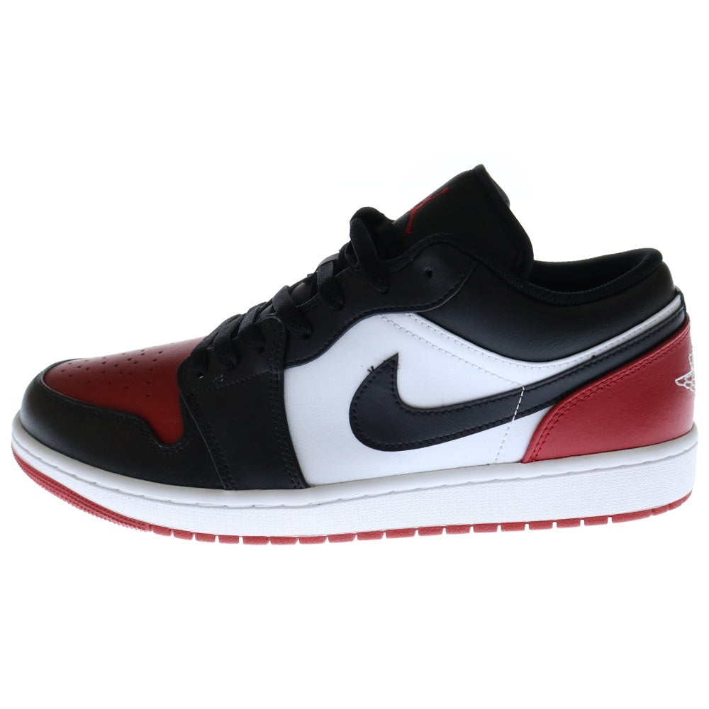 NIKE(ナイキ) AIR JORDAN 1 LOW Bred Toe エアジョーダン1 ブレッドトゥ ローカットスニーカー ブラック/レッド US13/31.0cm 553558-161