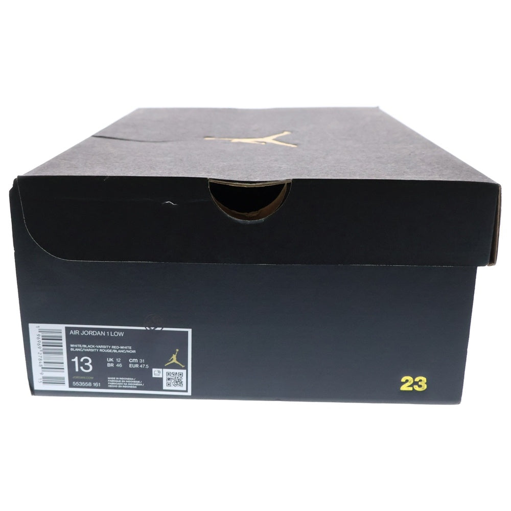 NIKE(ナイキ) AIR JORDAN 1 LOW Bred Toe エアジョーダン1 ブレッドトゥ ローカットスニーカー ブラック/レッド US13/31.0cm 553558-161